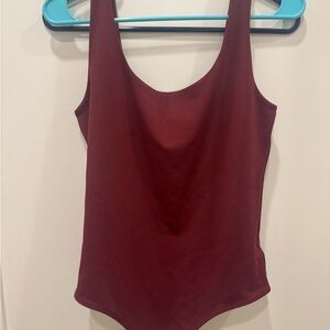 Express Burgundy Bodysuit